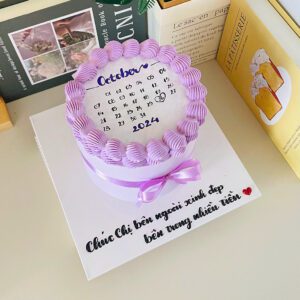 Bánh Kem Đốt Cháy Màu Tím DC02 1 Bánh Kem Đốt Cháy Màu Tím DC02