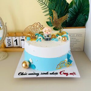 Bánh Kem Mừng Thọ Ông OB01 1 Bánh Kem Mừng Thọ Ông OB01