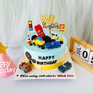 Bánh Kem Trang Trí Ô Tô Cho Bé Trai OT02 1 Bánh Kem Trang Trí Ô Tô Cho Bé Trai OT02