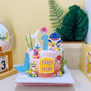 Bánh Thôi Nôi Baby Shark Cho Bé Gái BBS07 1 Bánh Thôi Nôi Baby Shark Cho Bé Gái BBS07