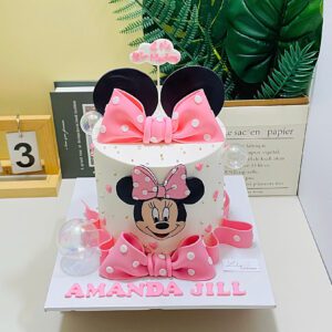 Bánh Kem Chuột Mickey Cho Bé Gái MK01 1 Bánh Kem Chuột Mickey Cho Bé Gái MK01