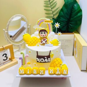 Bánh Thôi Nôi Bé Gái Tạo Hình Mèo TN10 1 Bánh Thôi Nôi Bé Gái Tạo Hình Mèo TN10