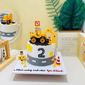 Bánh Kem Trang Trí Ô Tô Cho Bé Trai OT04 1 Bánh Kem Trang Trí Ô Tô Cho Bé Trai OT04