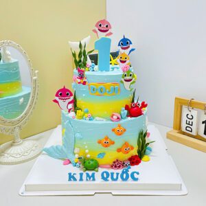 Bánh Thôi Nôi 2 Tầng Baby Shark Cho Bé TN22 1 Bánh Thôi Nôi 2 Tầng Baby Shark Cho Bé TN22