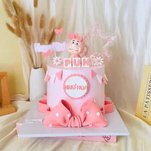 Bánh Thôi Nôi Bé Gái Tuổi Rồng TN07 1 Bánh Thôi Nôi Bé Gái Tuổi Rồng TN07