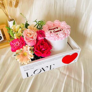Set Bánh Kem Và Hoa Tươi BH01