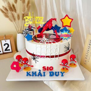 Bánh Kem Người Nhện Cho Bé SAH05 1 Bánh Kem Người Nhện Cho Bé SAH05