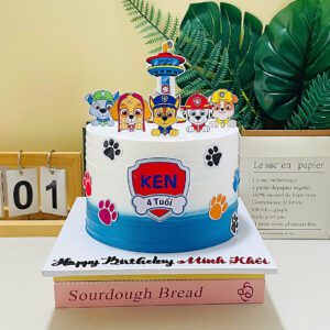 Bánh Kem Chó Cứu Hộ Màu Xanh CCH03 1 Bánh Kem Chó Cứu Hộ Màu Xanh CCH03