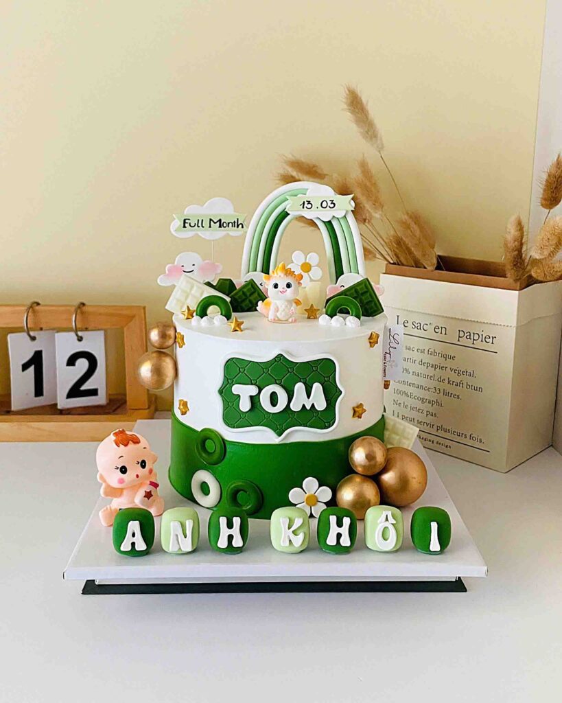 10+ Mẫu Bánh Thôi Nôi Tuổi Rồng Dành Cho Bé Trai Và Bé Gái 5 Bánh kem cho bé trai tuổi rồng