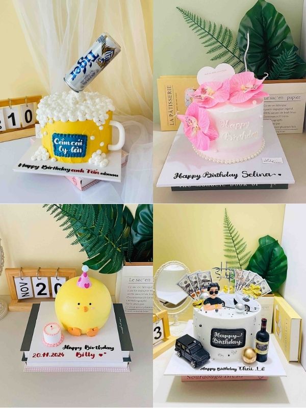 Tiệm Bánh Kem Uy Tín Chất Lượng Tại TPHCM – Lily Cake & Flowers 5 Bánh kem tặng nam nữ