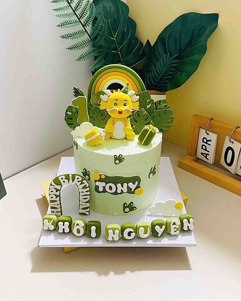 10+ Mẫu Bánh Thôi Nôi Tuổi Rồng Dành Cho Bé Trai Và Bé Gái 13 Bánh thôi nôi nặn hình con rồng cho bé trai