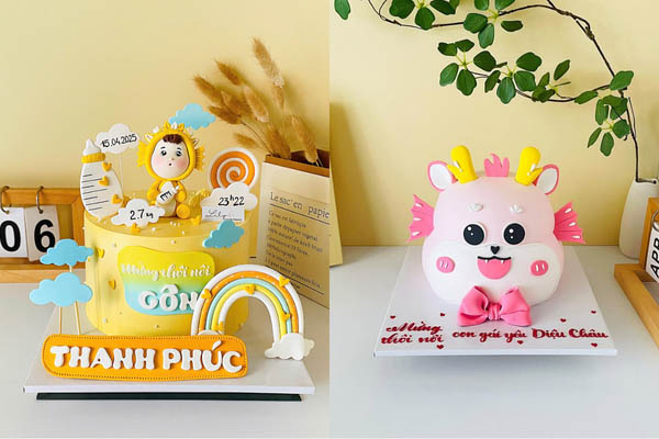 Top 10 Mẫu Bánh Thôi Nôi Tuổi Rồng Cho Bé