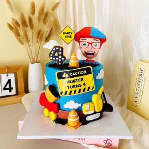 Bánh Kem Blippi Xe Cẩu Cho Bé OTO13 1 Bánh Kem Blippi Xe Cẩu Cho Bé OTO13