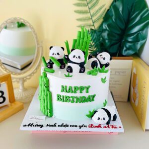 Bánh Kem Gấu Trúc Đáng Yêu Cho Bé HH09 1 Bánh Kem Gấu Trúc Đáng Yêu Cho Bé HH09