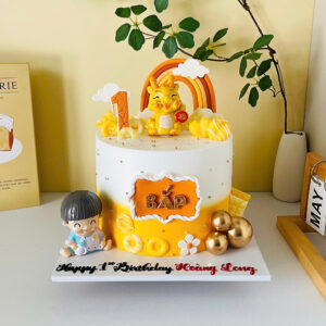 Bánh Thôi Nôi Bé Trai Rồng Vàng TN33 1 Bánh Thôi Nôi Bé Trai Rồng Vàng TN33