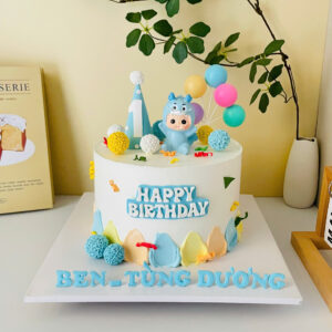Bánh Thôi Nôi Bé Trai Màu Xanh Dương TN32 1 Bánh Thôi Nôi Bé Trai Màu Xanh Dương TN32