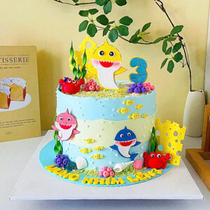 Bánh Kem Baby Shark Cho Bé BBS09